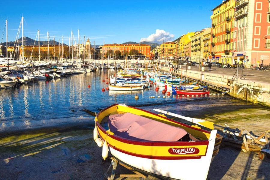 Pretty And Quiet Top Floor 2 Bedroom Flat In The Port Area Of Nice Extérieur photo